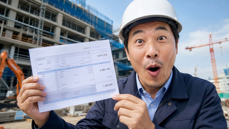 【給料公開】現場監督の給与明細